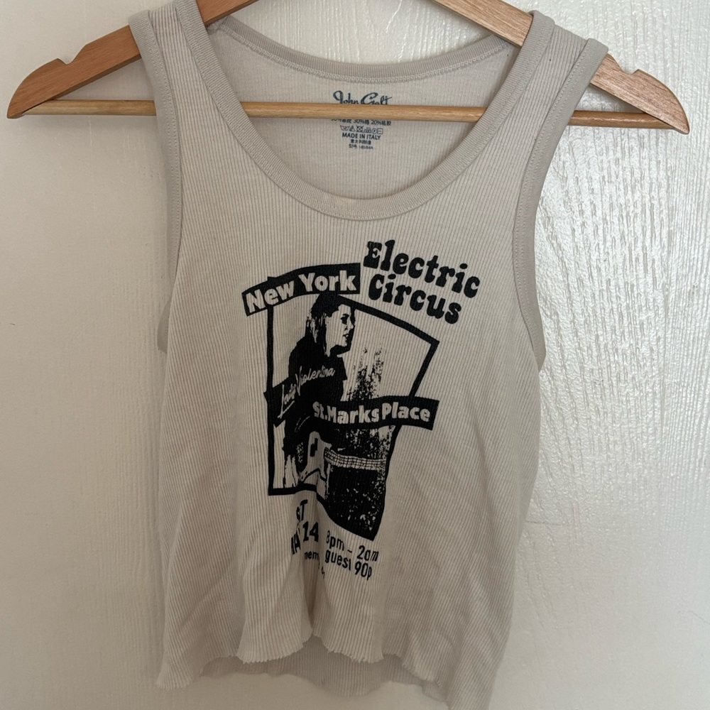 Brandy Melville John Galt Graphic Tank Top